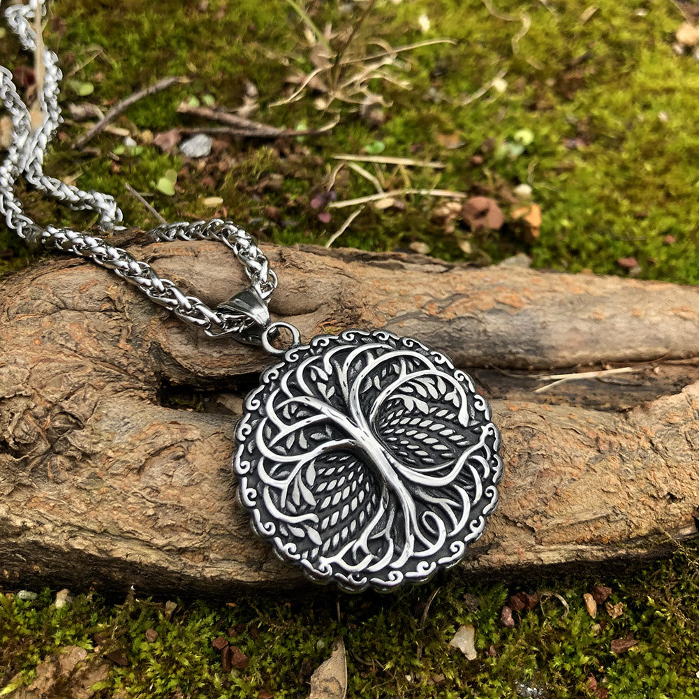 WeltNordischer Lebensbaum Yggdrasil Halskette