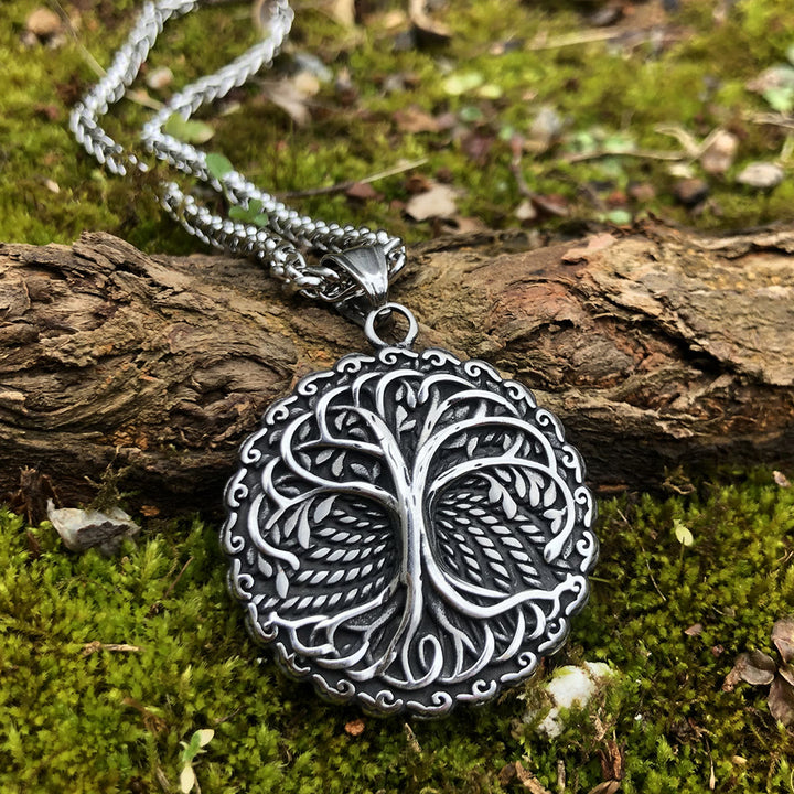 WeltNordischer Lebensbaum Yggdrasil Halskette