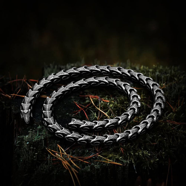 WorldNorse Ouroboros Drachenhalskette