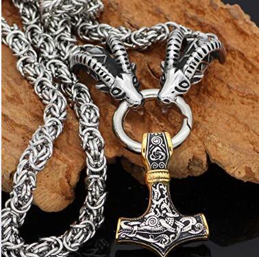 WorldNordische Mjölnir Thor Hammer Halskette