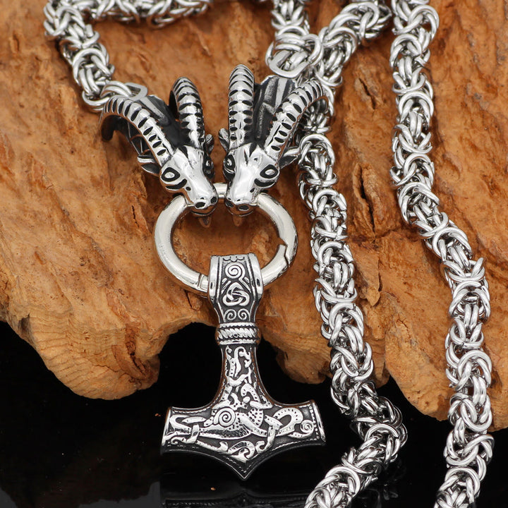 WorldNordische Mjölnir Thor Hammer Halskette