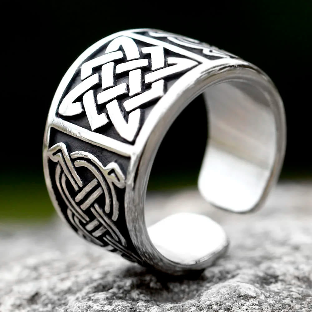WorldNorse Keltischer Knoten Siegelring