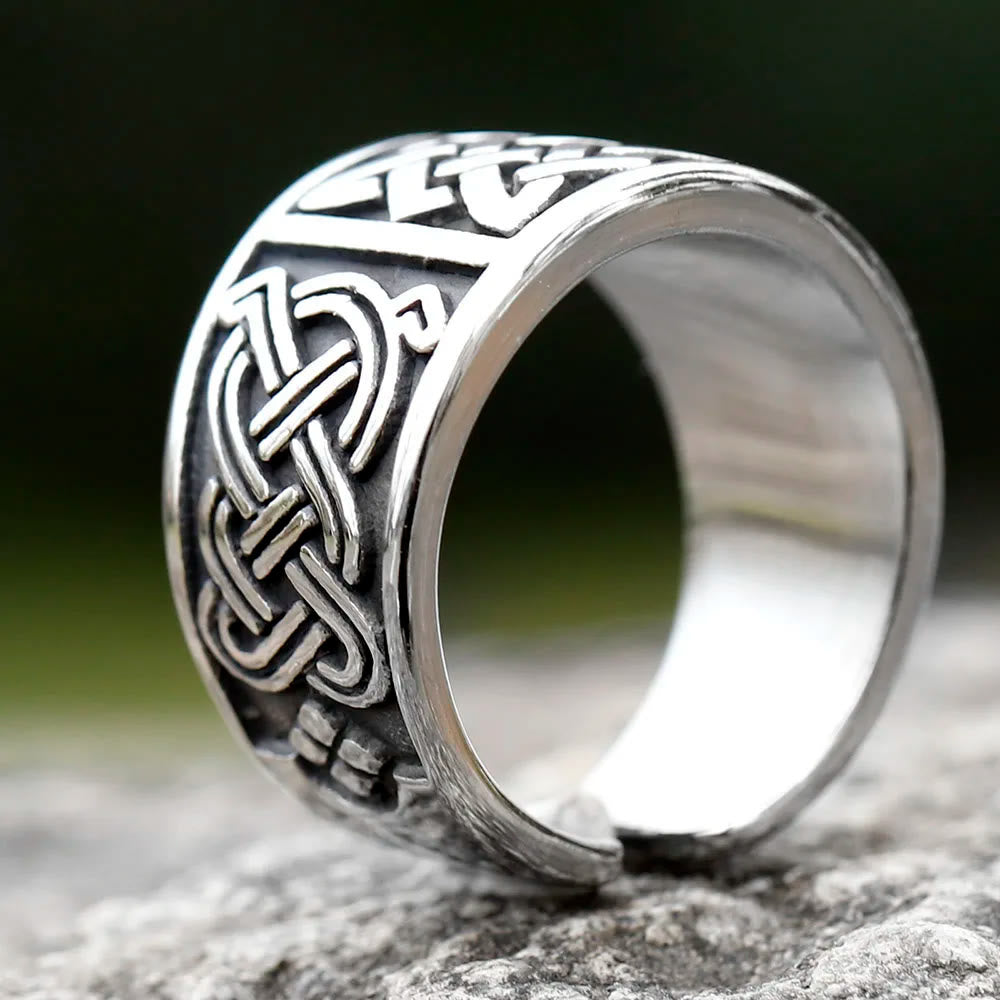 WorldNorse Keltischer Knoten Siegelring