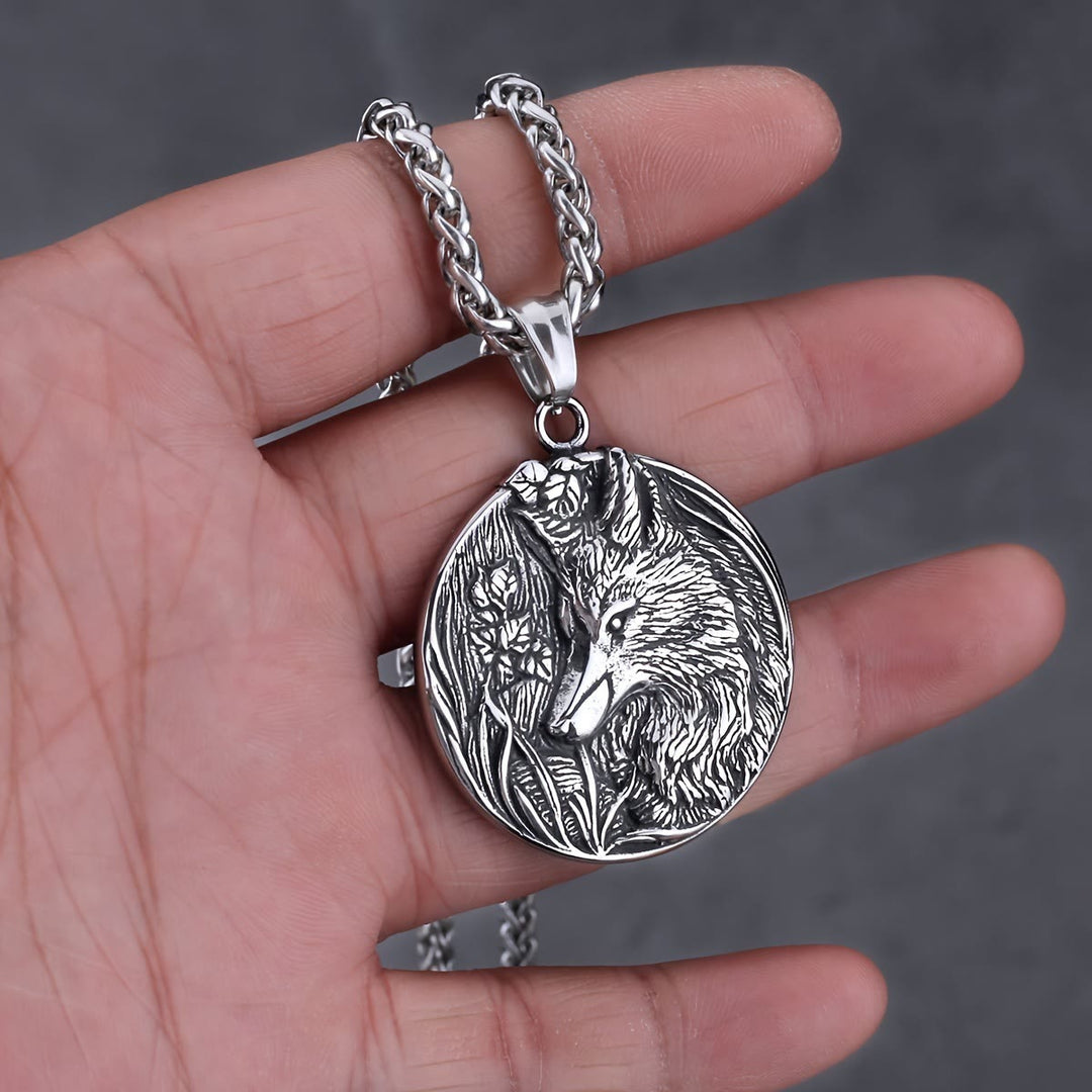 WorldNorse Nordic Odin Wolf Halskette