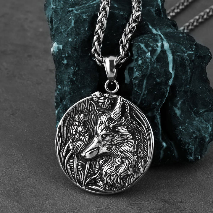 WorldNorse Nordic Odin Wolf Halskette