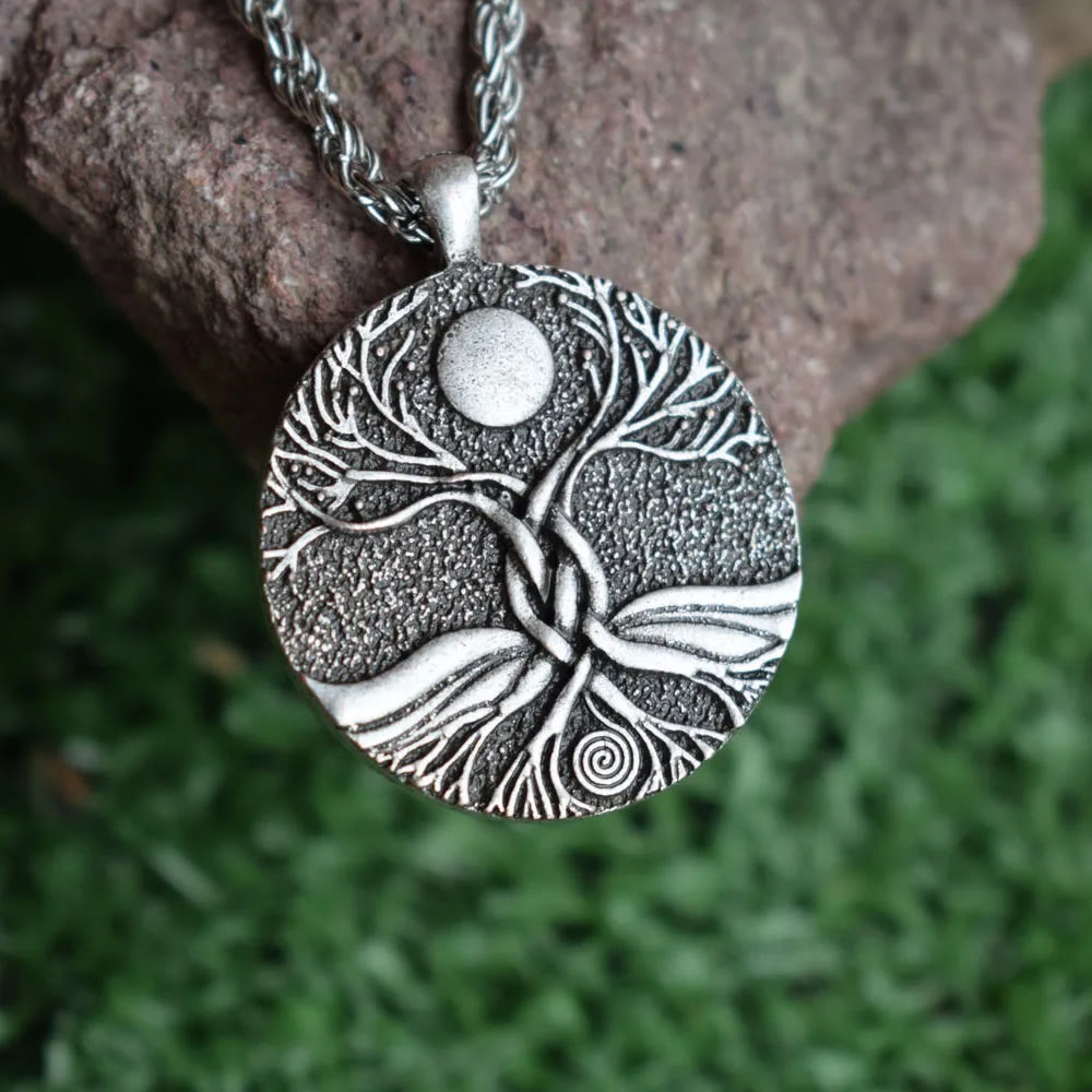 WorldNorse Yggdrasil Edelstahl Halskette