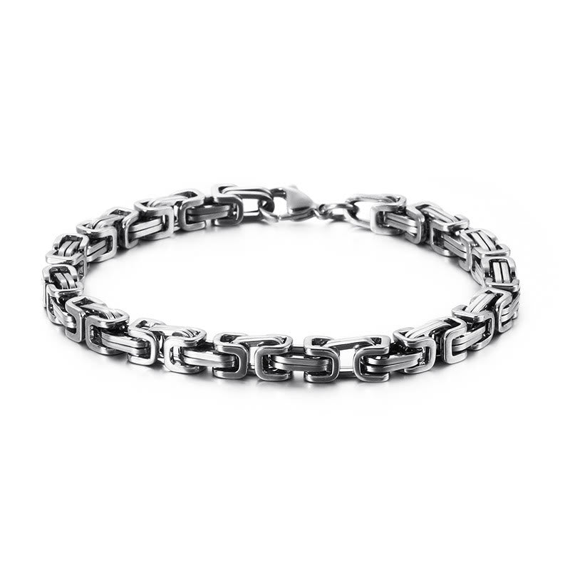 WorldNorse Gliederarmband aus Titanstahl in verschiedenen Größen