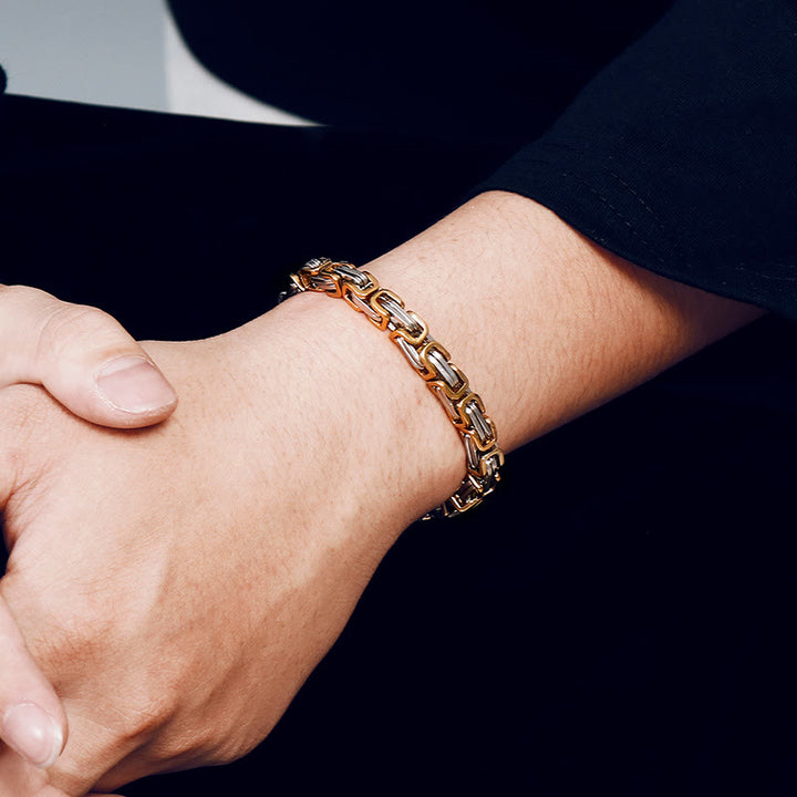 WorldNorse Gliederarmband aus Titanstahl in verschiedenen Größen