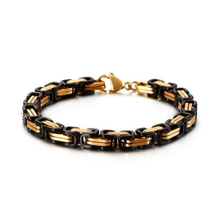 WorldNorse Gliederarmband aus Titanstahl in verschiedenen Größen