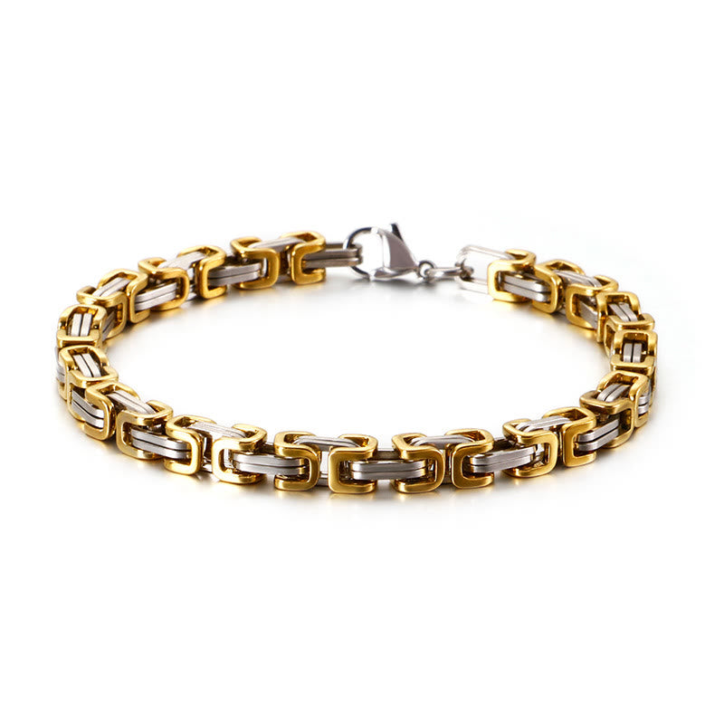 WorldNorse Gliederarmband aus Titanstahl in verschiedenen Größen