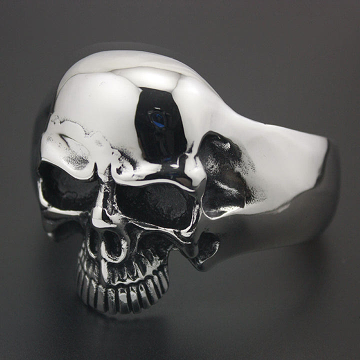 WorldNorse Dämonenschädel-Manschettenarmband für Biker