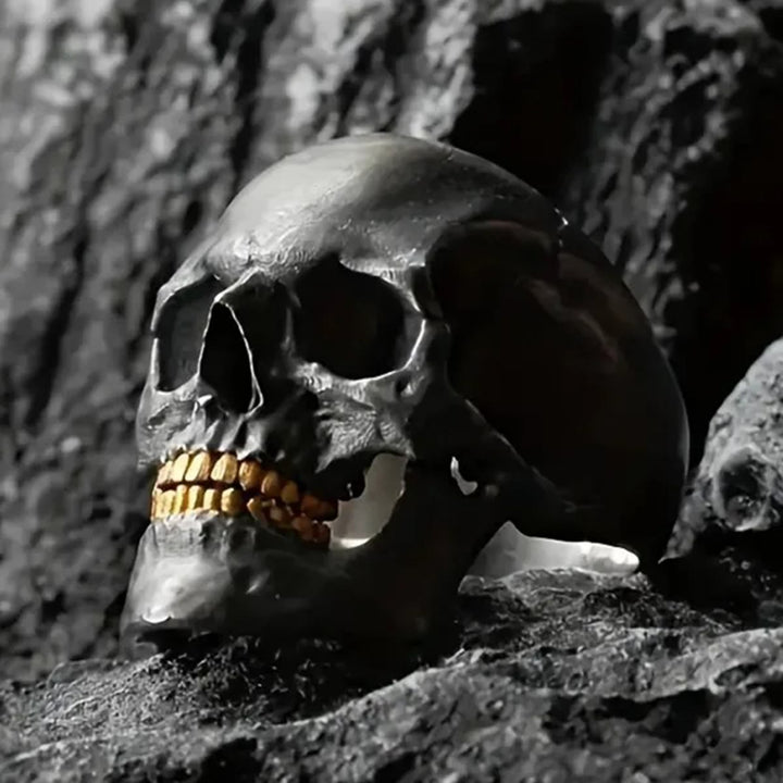 WorldNorse Bone Reaper Totenkopf Skelett Ring - 70mm - image 0