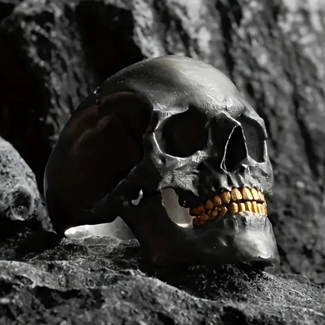 WorldNorse Bone Reaper Totenkopf Skelett Ring - image 3