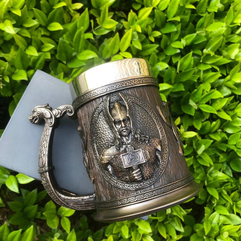 WorldNorse Viking Thor und Odin Bierkrug