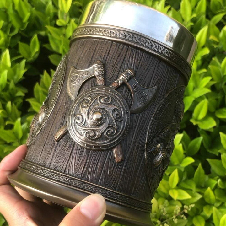 WorldNorse Viking Thor und Odin Bierkrug
