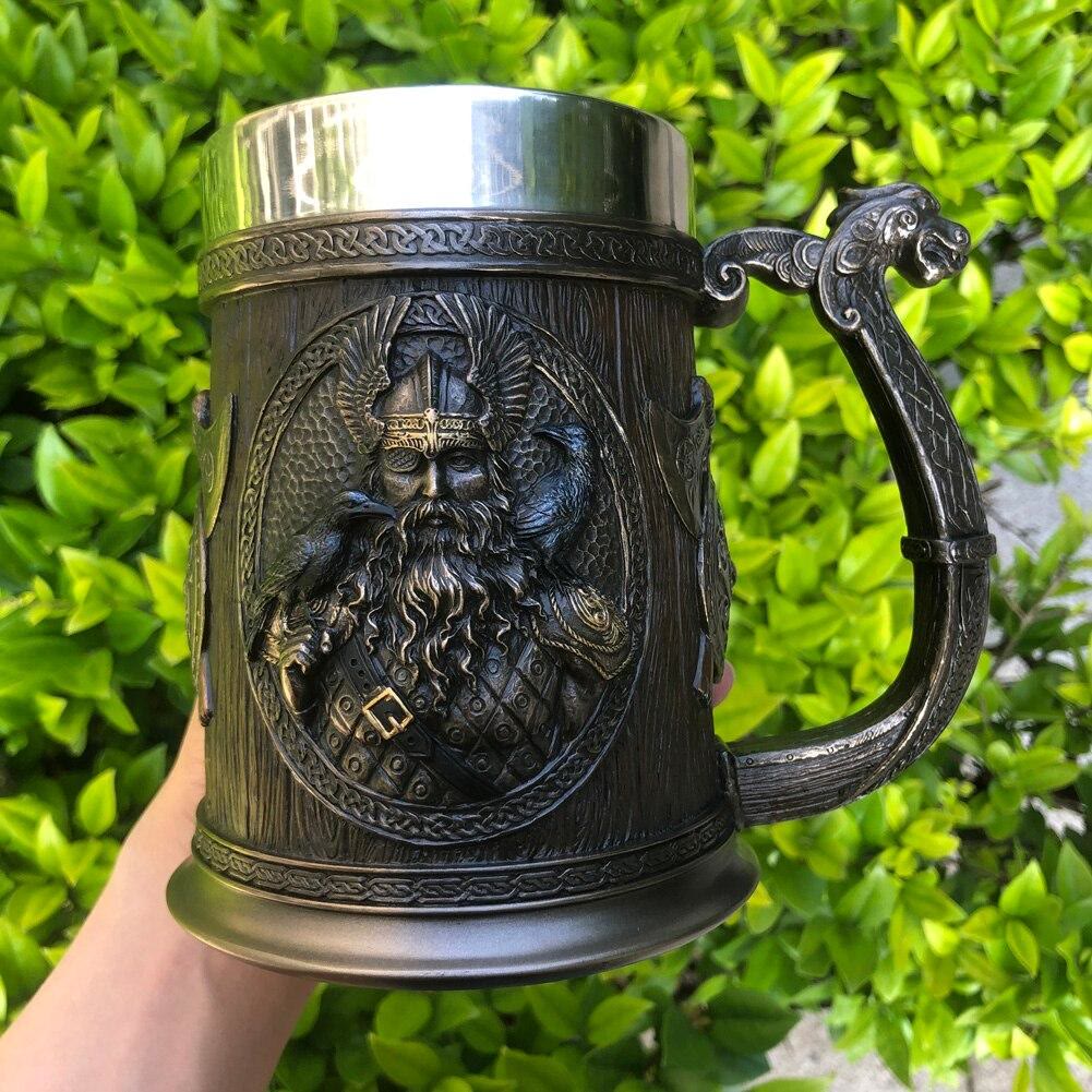 WorldNorse Viking Thor und Odin Bierkrug