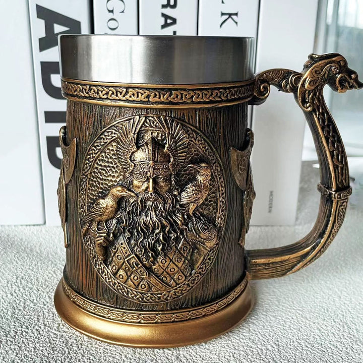 WorldNorse Viking Thor und Odin Bierkrug