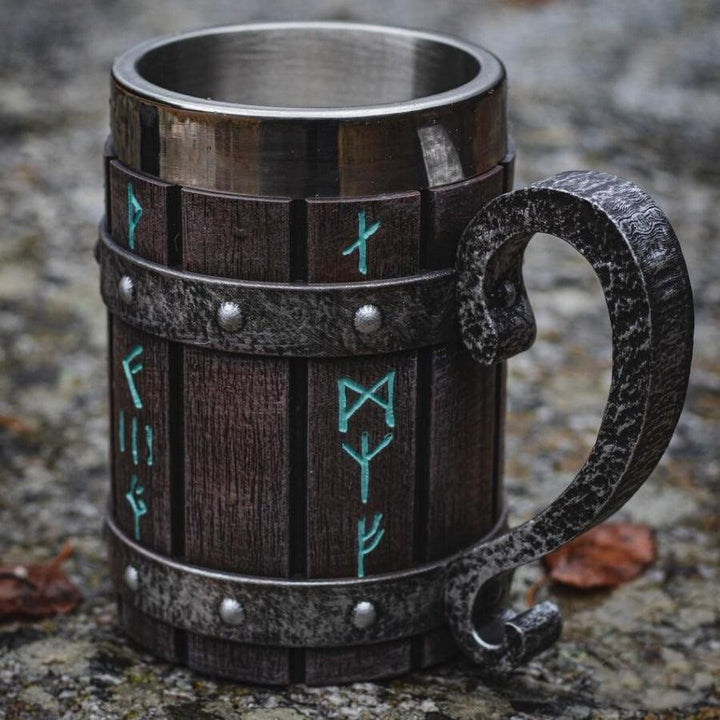 WorldNorse Runes Tankard Trinkbecher