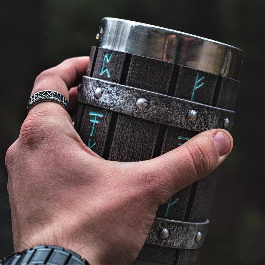 WorldNorse Runes Tankard Trinkbecher
