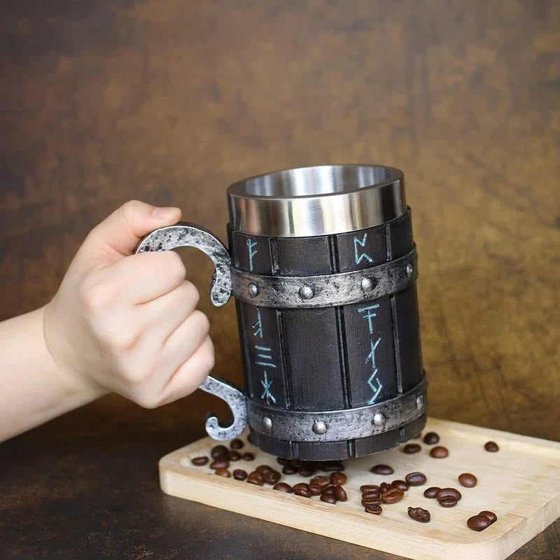 WorldNorse Runes Tankard Trinkbecher