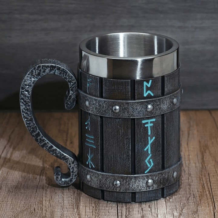 WorldNorse Runes Tankard Trinkbecher