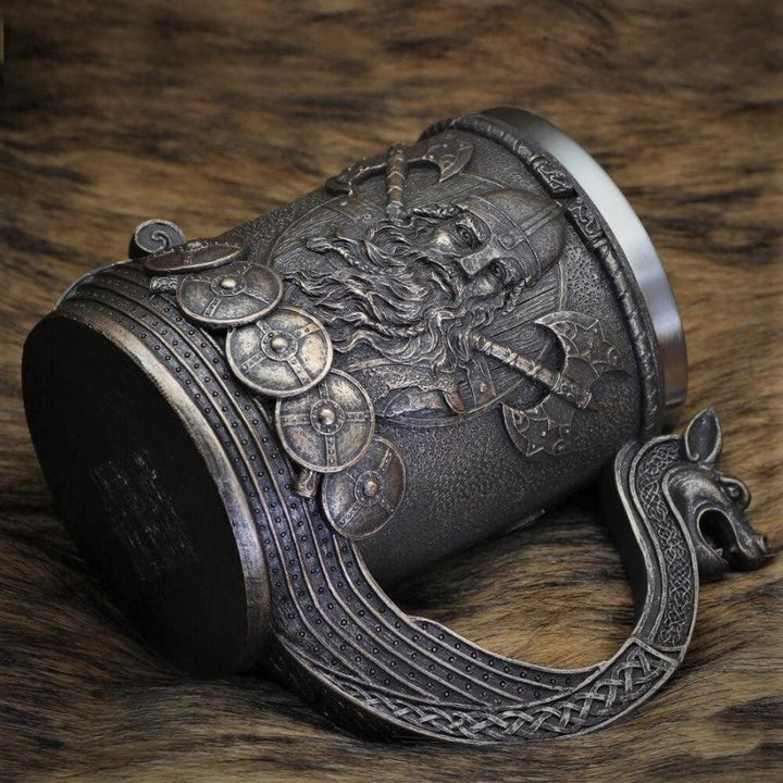 WorldNorse Wikinger Drachenschiff Drakkar Tasse