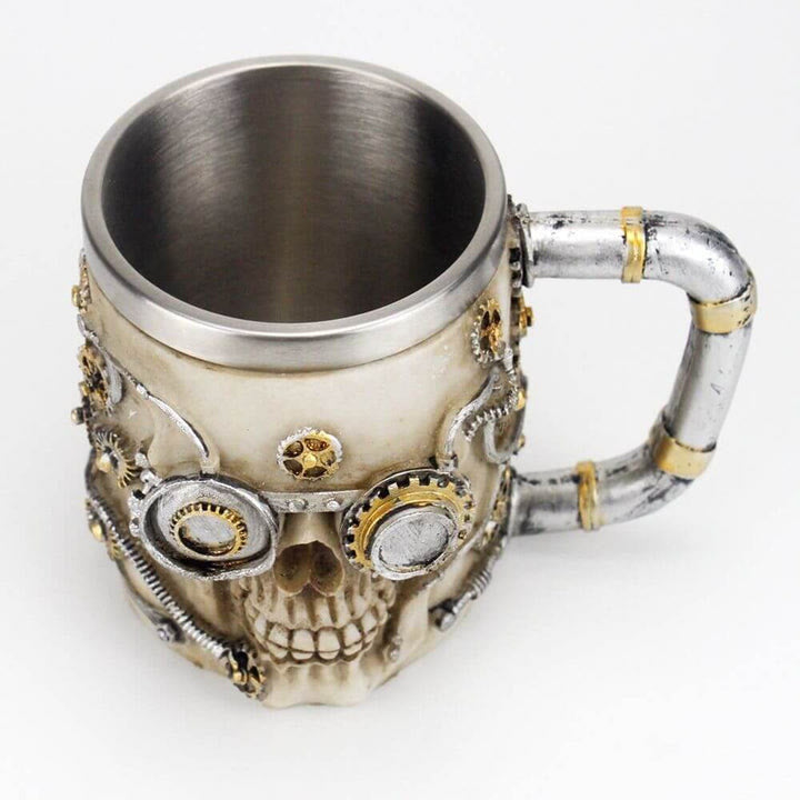 WorldNorse Steampunk Styler Totenkopf Tasse