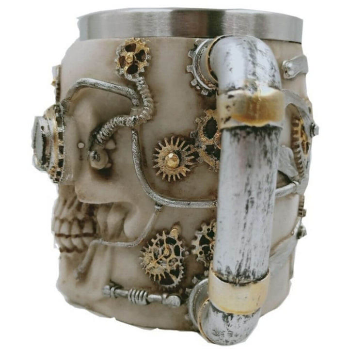 WorldNorse Steampunk Styler Totenkopf Tasse