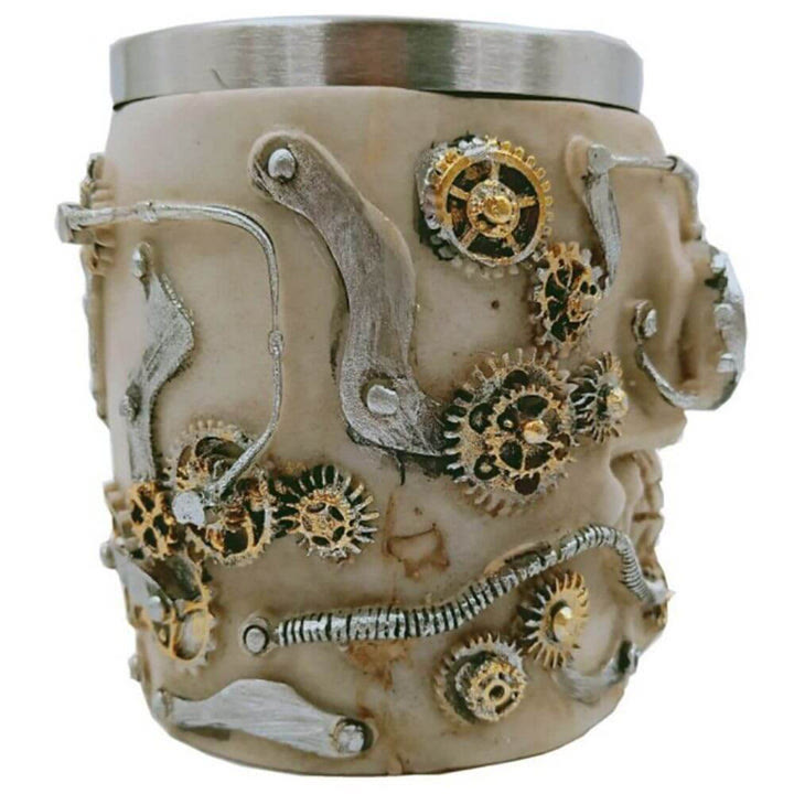 WorldNorse Steampunk Styler Totenkopf Tasse