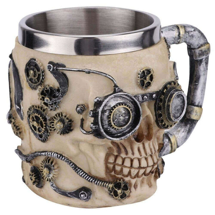 WorldNorse Steampunk Styler Totenkopf Tasse