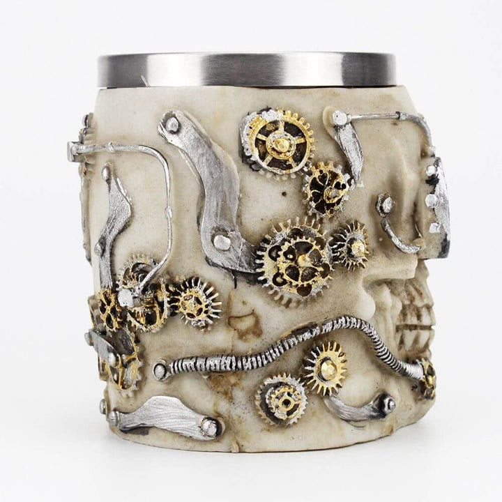 WorldNorse Steampunk Styler Totenkopf Tasse