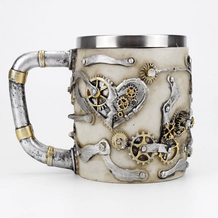 WorldNorse Steampunk Styler Totenkopf Tasse