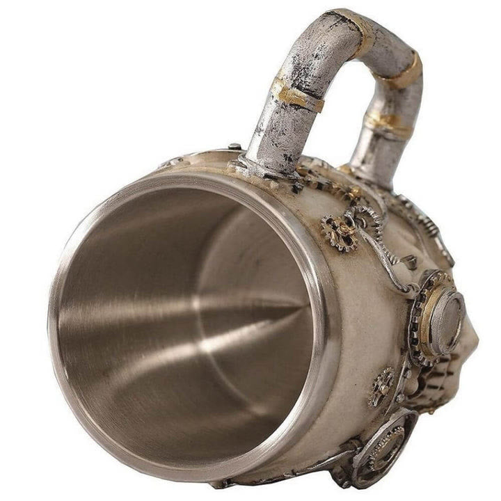 WorldNorse Steampunk Styler Totenkopf Tasse