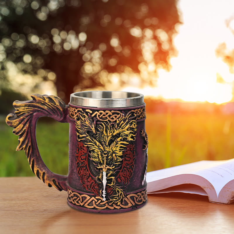 WorldNorse Dragon Flame Blade Tasse