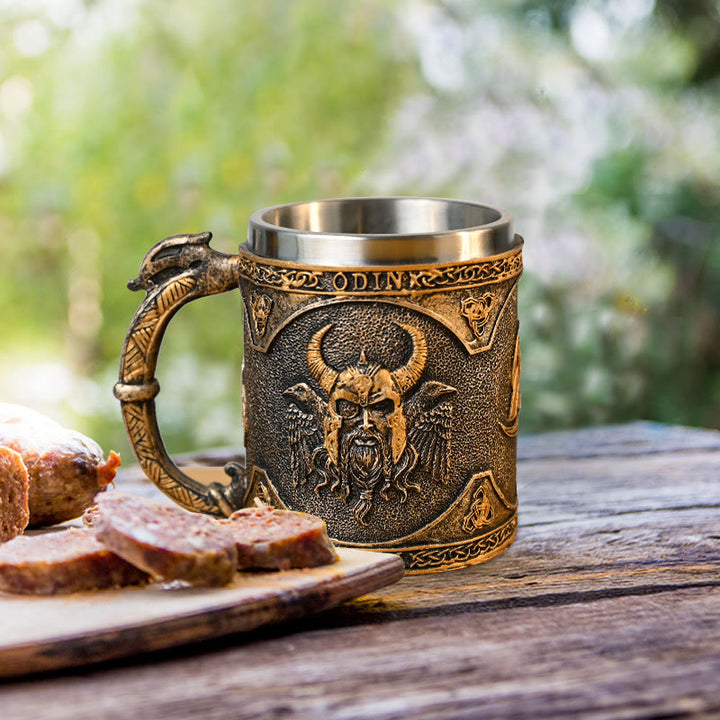 WorldNorse Odin Keltischer Gott-Krieger-Becher