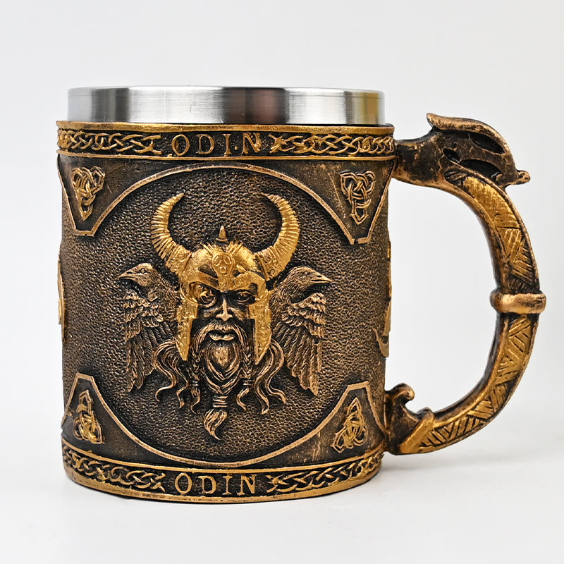 WorldNorse Odin Keltischer Gott-Krieger-Becher