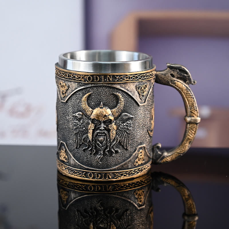WorldNorse Odin Keltischer Gott-Krieger-Becher