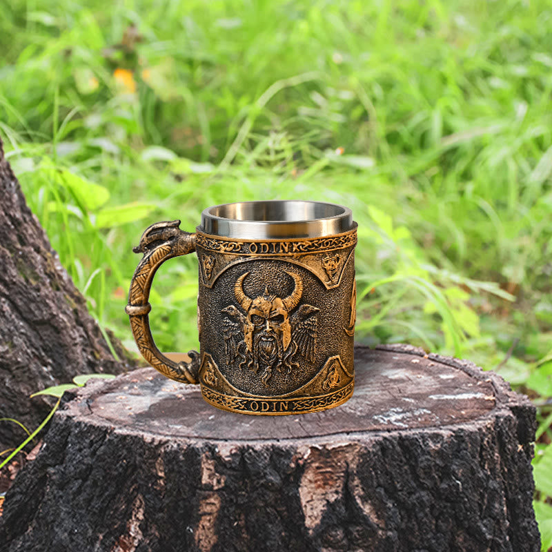 WorldNorse Odin Keltischer Gott-Krieger-Becher