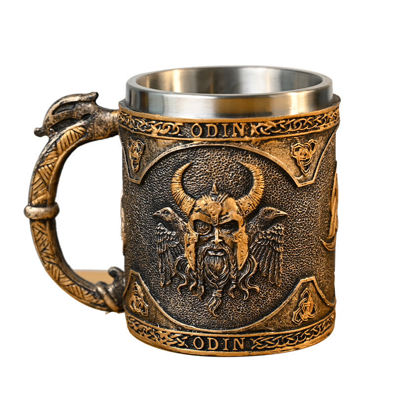 WorldNorse Odin Keltischer Gott-Krieger-Becher