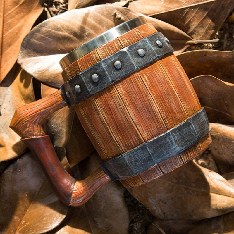 WorldNorse Viking Holz Bierkrug