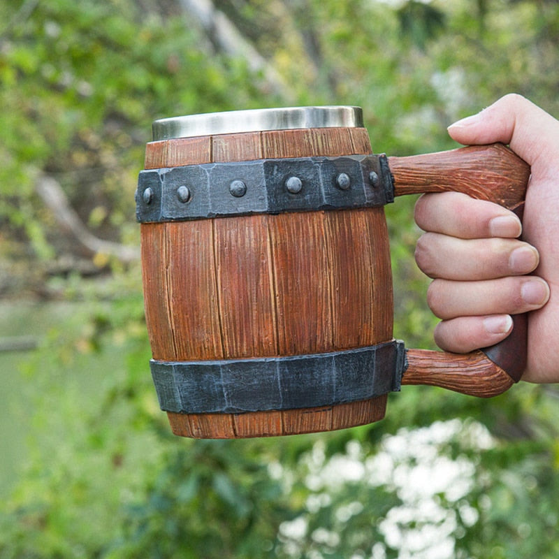 WorldNorse Viking Holz Bierkrug