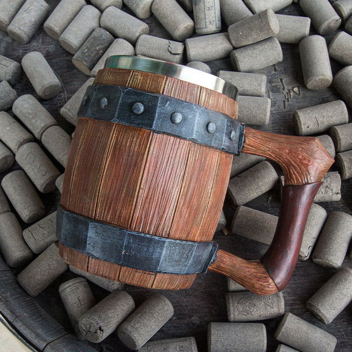 WorldNorse Viking Holz Bierkrug