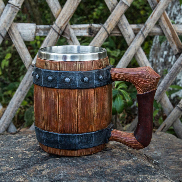 WorldNorse Viking Holz Bierkrug