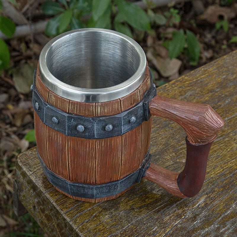 WorldNorse Viking Holz Bierkrug