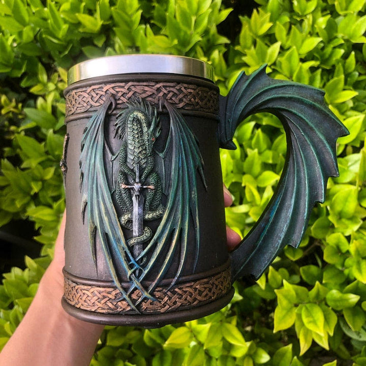 WorldNordischer Wikinger-Schwertdrache-Becher