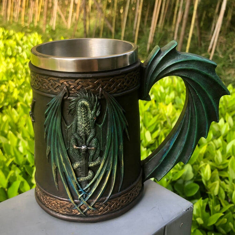 WorldNordischer Wikinger-Schwertdrache-Becher