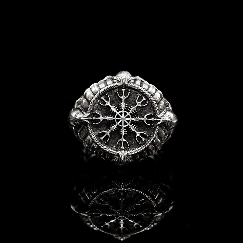 WorldNordischer Helm der Ehrfurcht Mythologie Ring