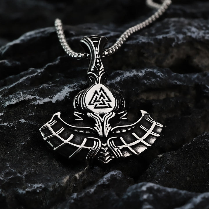 WorldNorse Valknut Anker Wikinger Halskette
