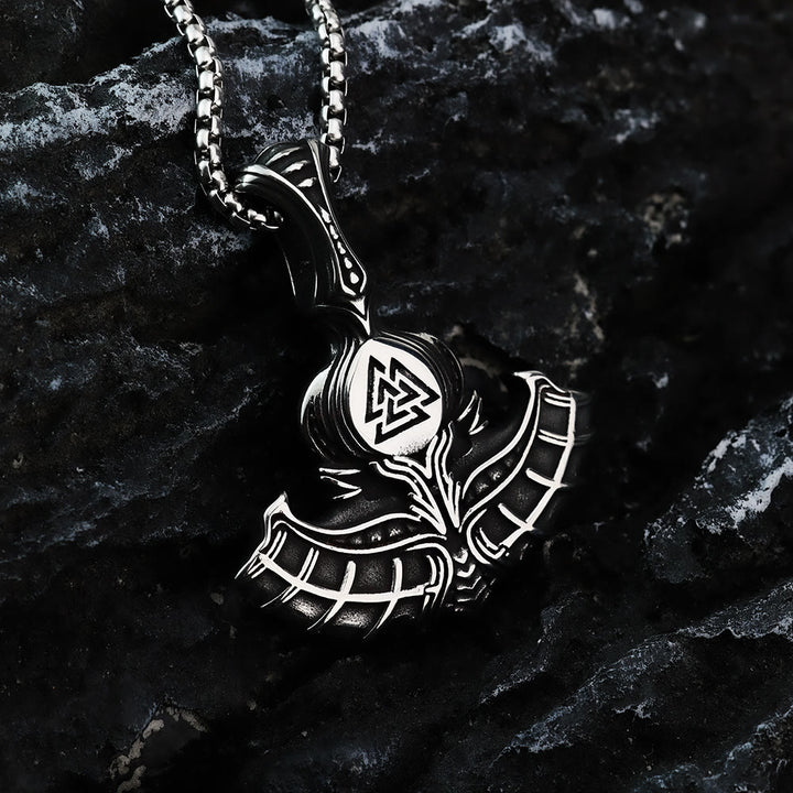 WorldNorse Valknut Anker Wikinger Halskette