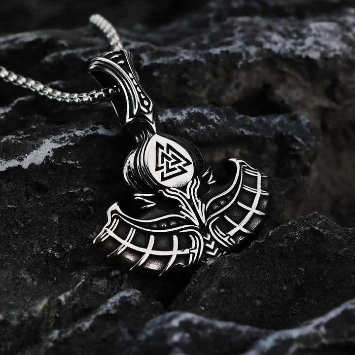 WorldNorse Valknut Anker Wikinger Halskette
